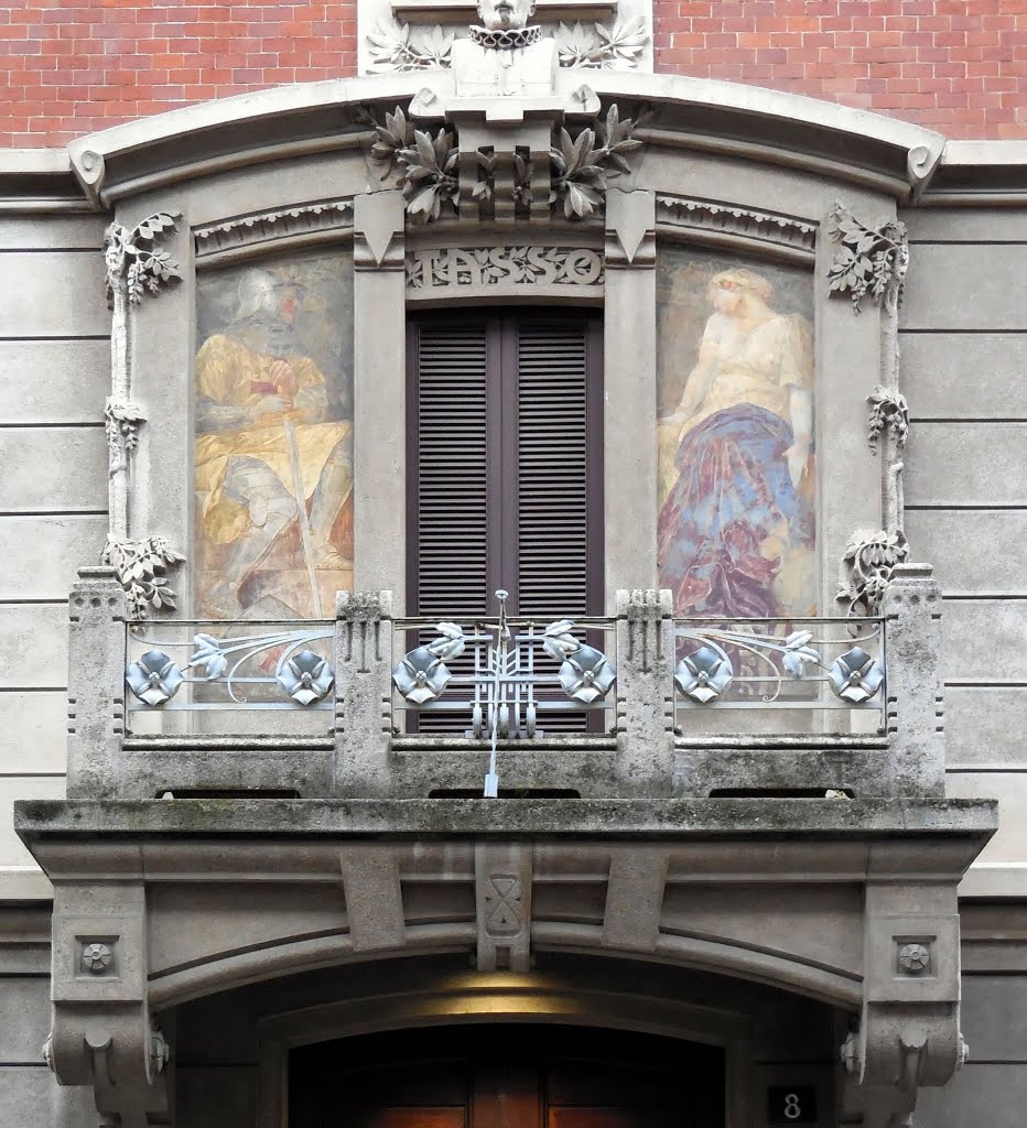 Splendido plurilocale in palazzo storico, via Torquato Tasso, Milano
